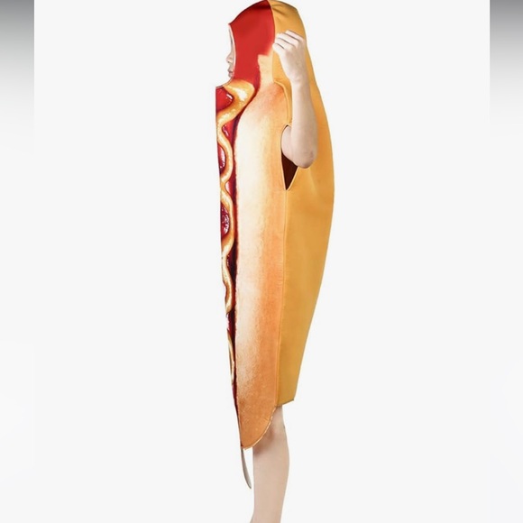 Kute’N’Koo realistic Hot Dog kids costume size L (9-12) ❤️🌭💛🌭 - Picture 11 of 16